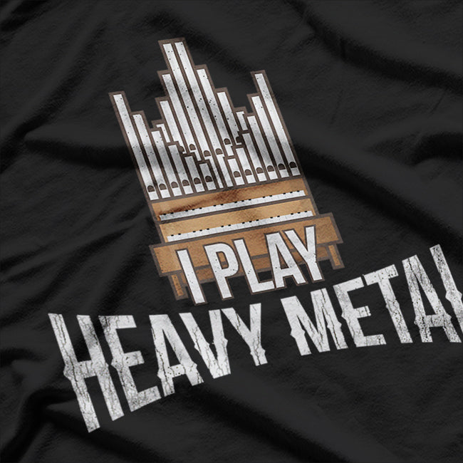 Play Church Organist Retro Pipe Organ Player T-Shirt