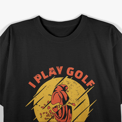 Golf and Skeet Shooter Enthusiast Humor Lovers Design T-Shirt