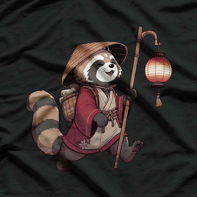 Japanese Yokai Tanuki - The Playful Trickster of Folklore T-Shirt