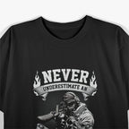 Old Man Who Can End You From Another Zip Code Sniper T-Shirt