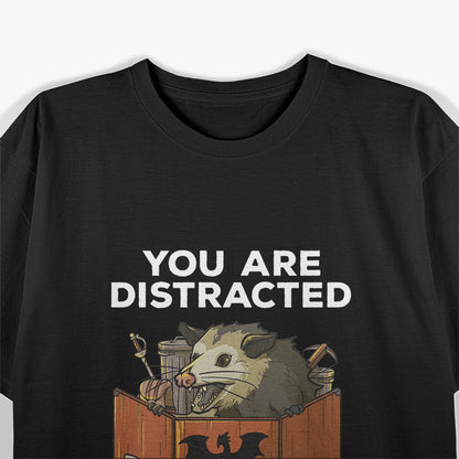 Roleplaying Possum Funny Meme Design T-Shirt