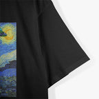 Starry Night Sasquatch & UFO - Bigfoot Meets Aliens T-Shirt