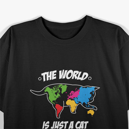 The World is Just a Cat Playing with Australia T-Shirt