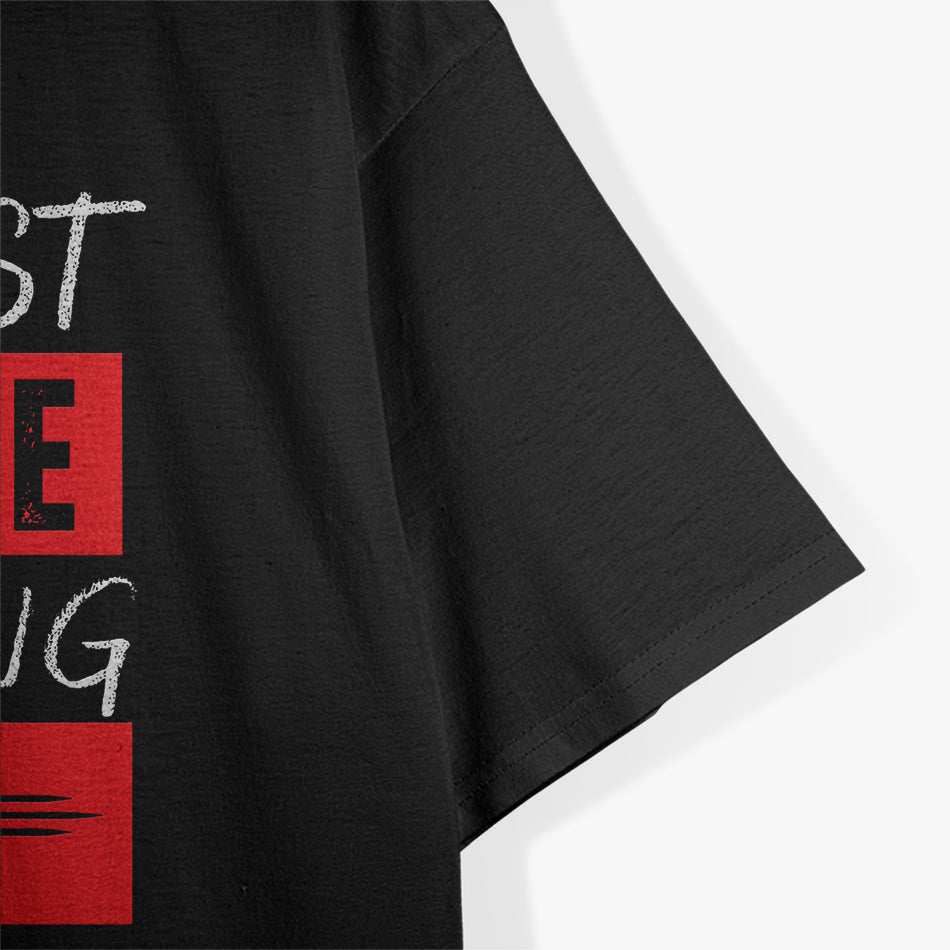 Just Out Here Trusting God Christian Faith T-Shirt