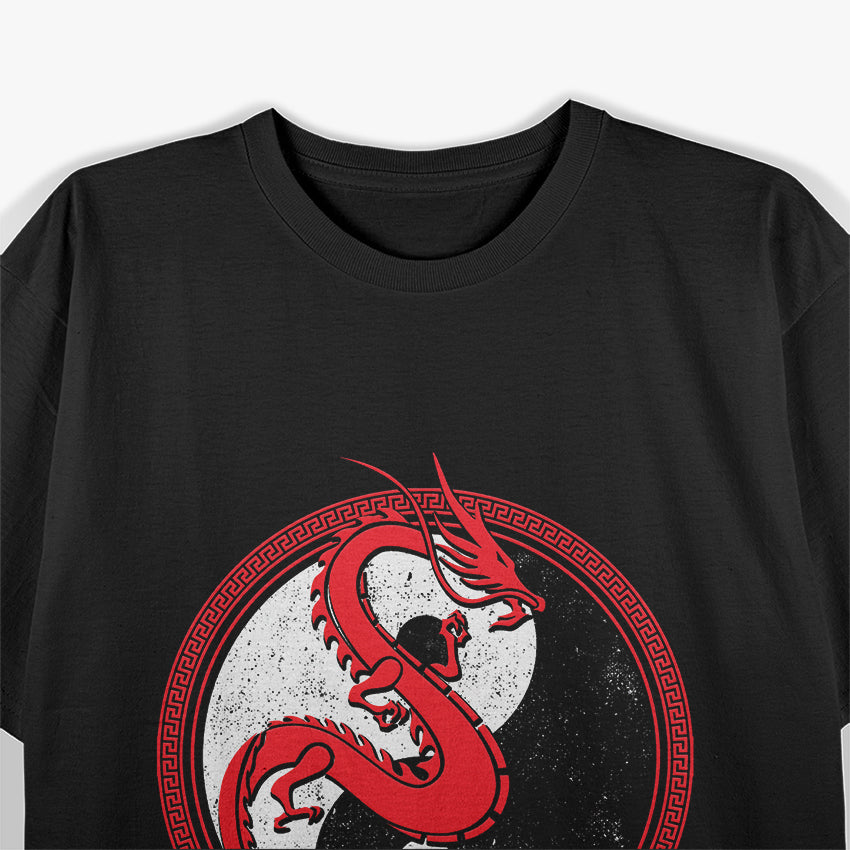 Yin and Yang Dragons - Mythical Culture in Harmony T-Shirt
