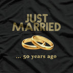 Cheers to 50 Years – Funny 50th Wedding Anniversary T-Shirt