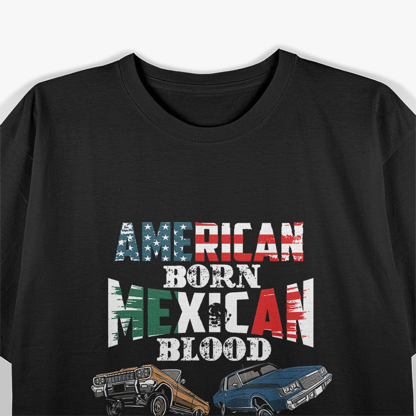 Lowrider Chicano - Mexican American Latina Rider T-Shirt