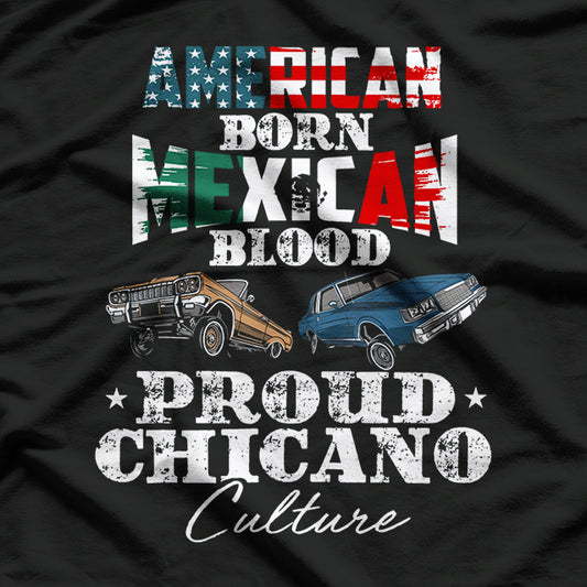 Lowrider Chicano - Mexican American Latina Rider T-Shirt