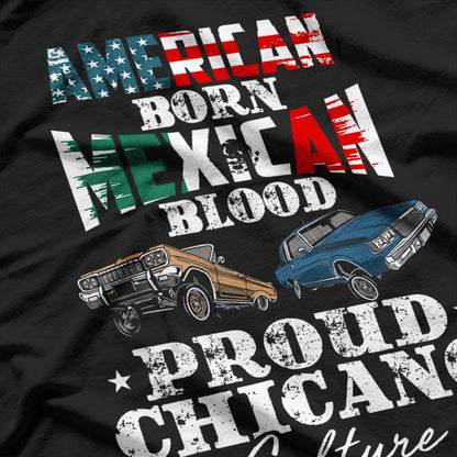 Lowrider Chicano - Mexican American Latina Rider T-Shirt