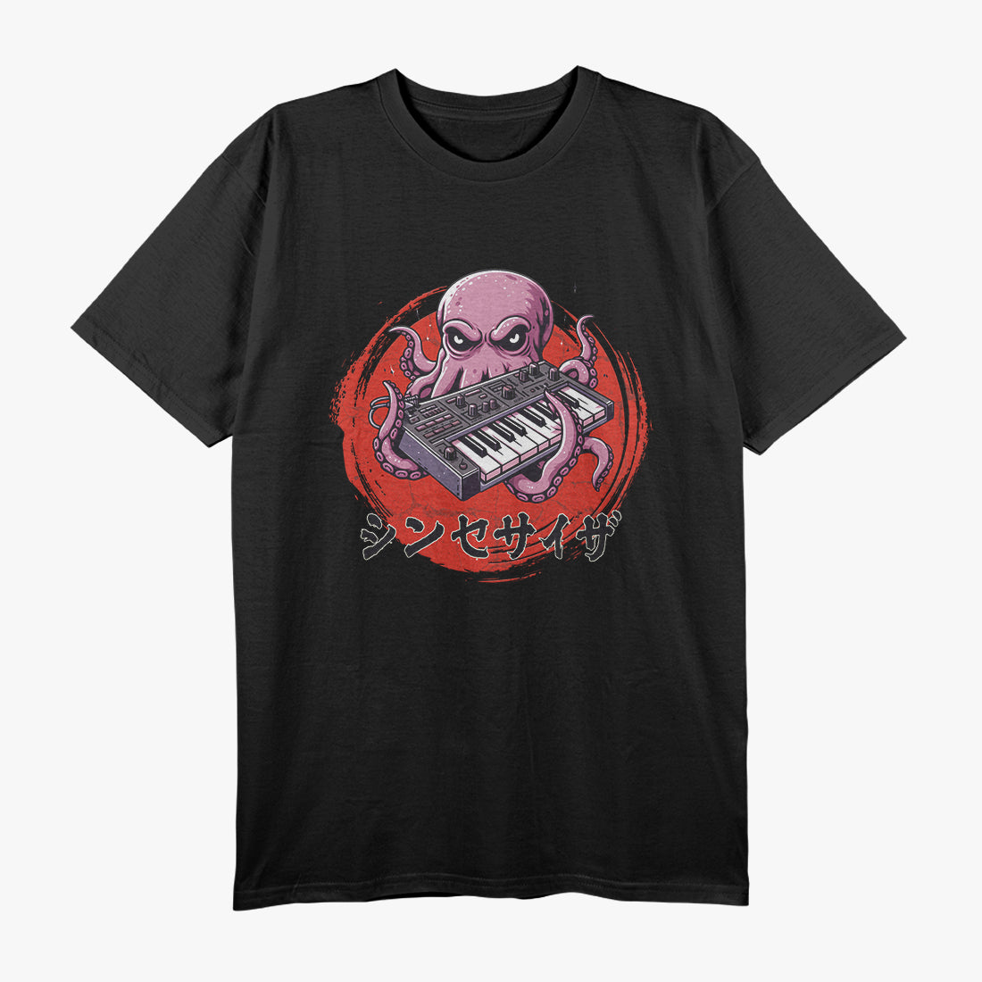 Modular Synthesizer Octopus - Techno, Acid, and the Art of Music T-Shirt