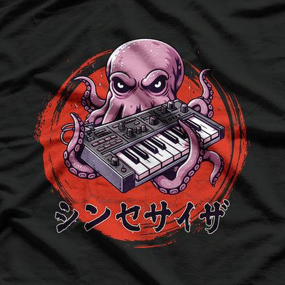 Modular Synthesizer Octopus - Techno, Acid, and the Art of Music T-Shirt