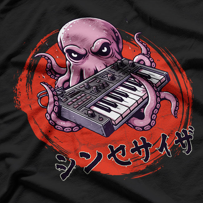 Modular Synthesizer Octopus - Techno, Acid, and the Art of Music T-Shirt