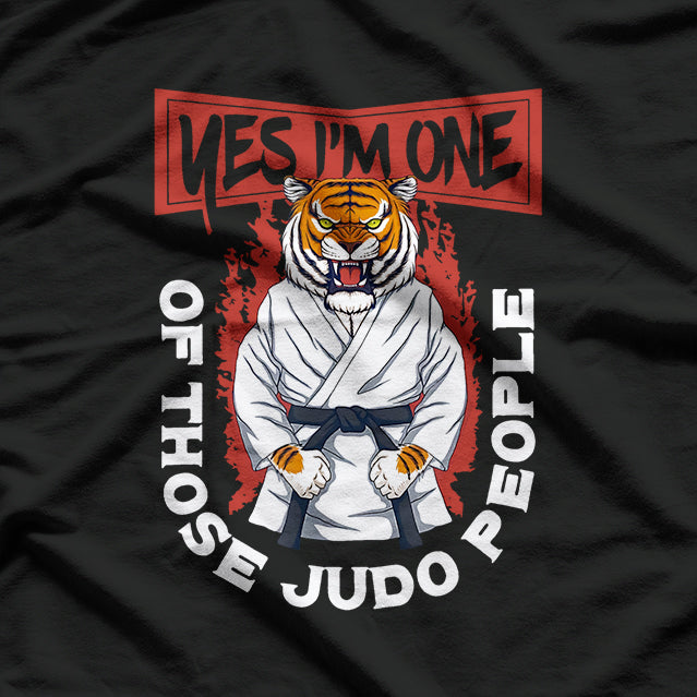 Vintage Yes I'm One Of Those Judo People Judo Fighter T-Shirt