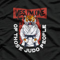 Vintage Yes I'm One Of Those Judo People Judo Fighter T-Shirt