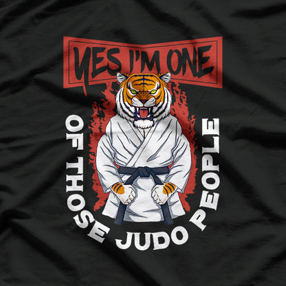 Vintage Yes I'm One Of Those Judo People Judo Fighter T-Shirt