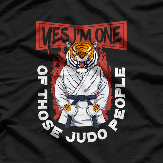 Vintage Yes I'm One Of Those Judo People Judo Fighter T-Shirt