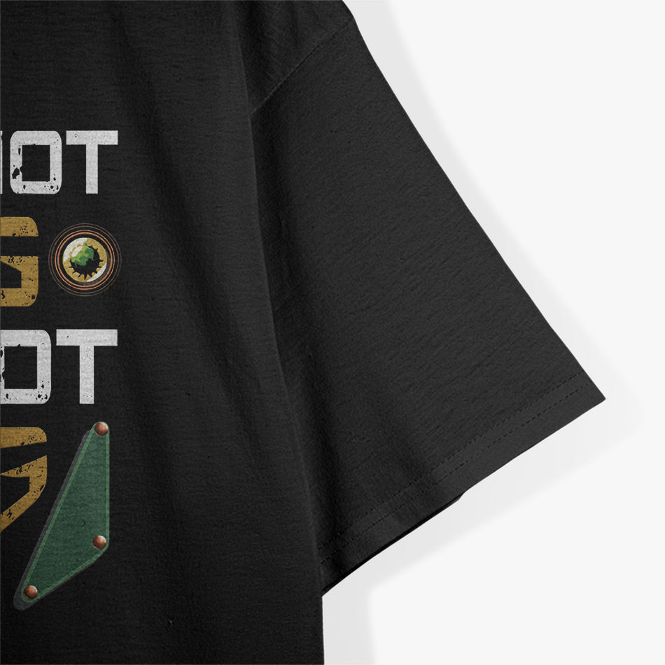 Retro Pinball Vibes Funny Classic Arcade Style Design T-Shirt