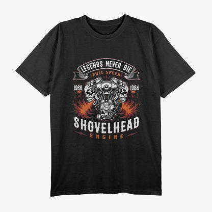 SHOVELHEAD 1966-1984 MOTOR Motorcycles Oldschool Choppers T-Shirt