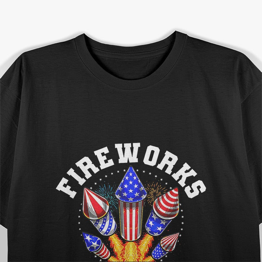 Fireworks Director Leave It to the Pros T-Shirt