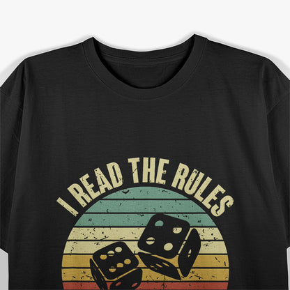 Game Night King Funny Rules Expert Board Gamer Design T-Shirt