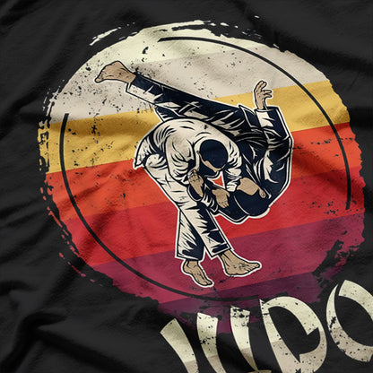 Judoka Judo Gift Ideas Tee Retro T-Shirt