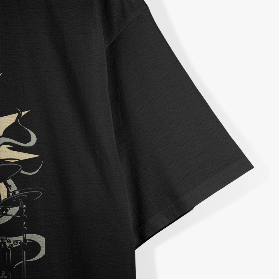 Octopus Drummer Making Waves With Percussion Beats T-Shirt