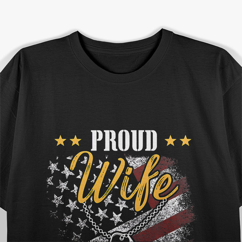 Proud Wife of a Vietnam Veteran - My Husband Is a Hero T-Shirt