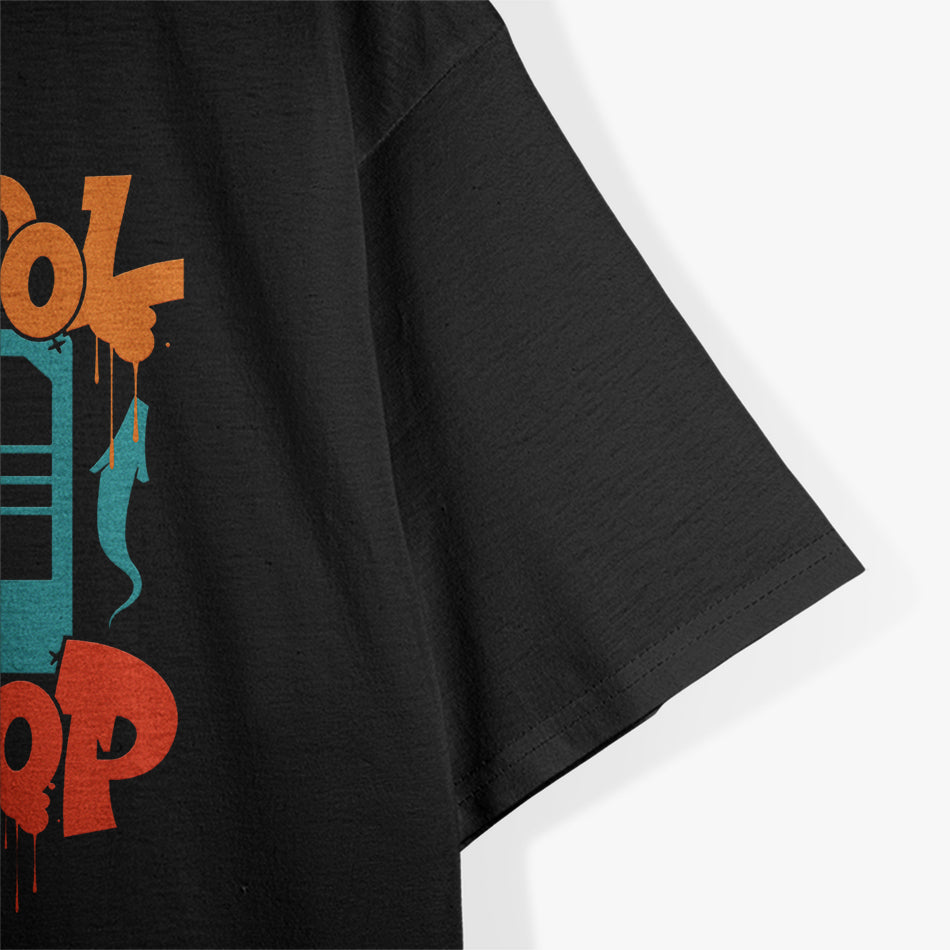 Retro Old School Hip Hop 80s 90s Graffiti Cassette T-Shirt