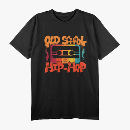 Retro Old School Hip Hop 80s 90s Graffiti Cassette T-Shirt