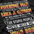 Sorry, I'm Already Taken by an October Awesome Partner T-Shirt