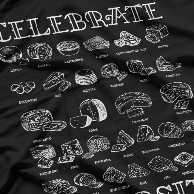 Types of Cheese T-Shirt