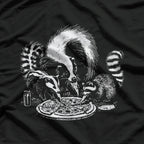 Animal Eating Pizza - A Wild & Fun T-Shirt