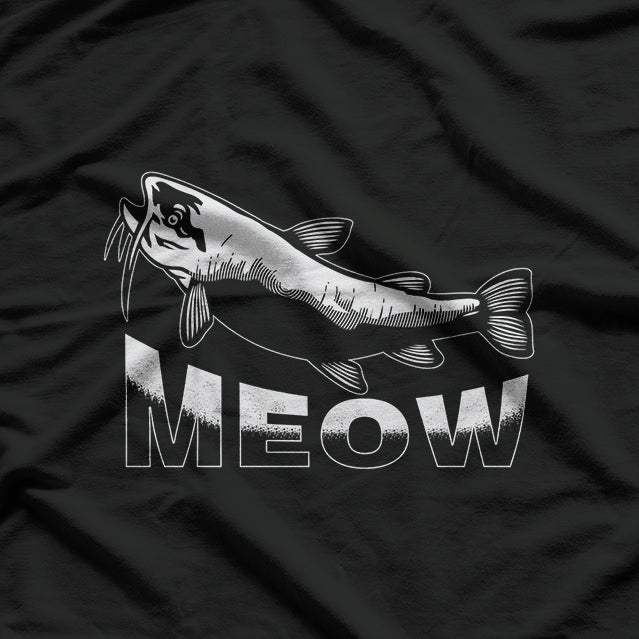 Catfish Meow Funny Catfishing T-Shirt