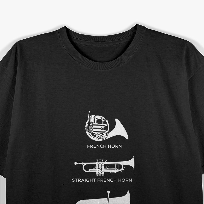 Funny Types Of French Horn T-Shirt