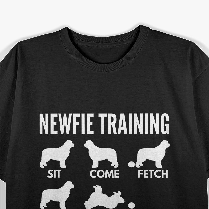 Newfie Training - Mastering Newfoundland Dog Tricks T-Shirt