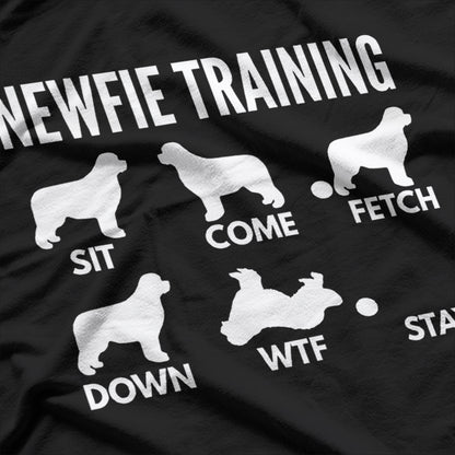 Newfie Training - Mastering Newfoundland Dog Tricks T-Shirt