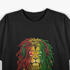 Rasta Reggae Lion Sunglasses Rastafari Gift T-Shirt