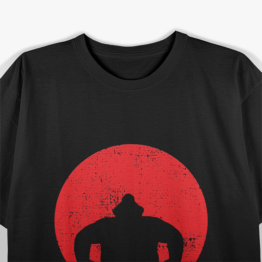 Sumo Japan Vintage-Inspired Design with the Power of the Japanese Flag T-Shirt