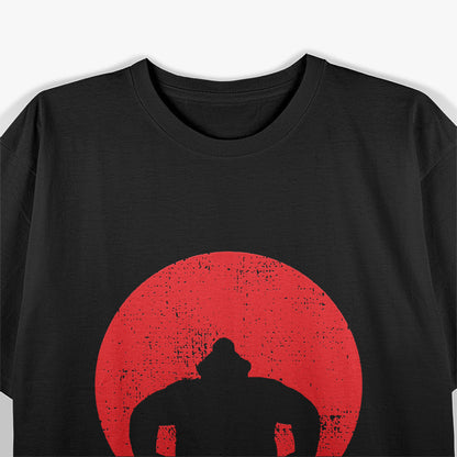 Sumo Japan Vintage-Inspired Design with the Power of the Japanese Flag T-Shirt