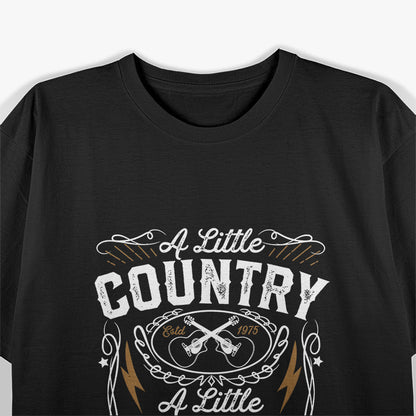 A Little Country A Little Hood Hip Hop Rap Music T-Shirt