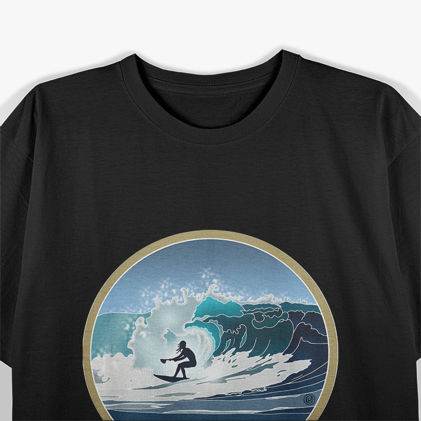 Big Wave SUP Surfer - Ride the Thrills of Stand-Up Paddleboarding T-Shirt