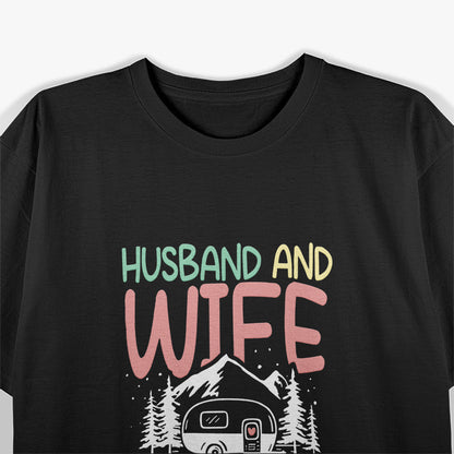 Husband And Wife Camping Partners For Life T-Shirt