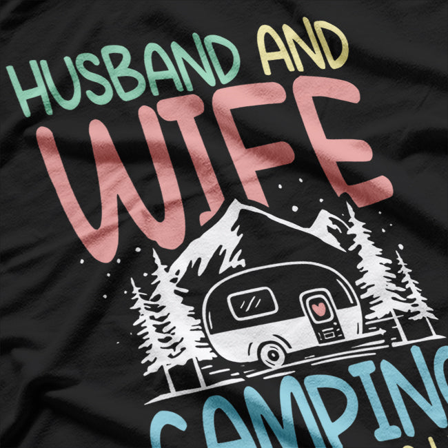 Husband And Wife Camping Partners For Life T-Shirt