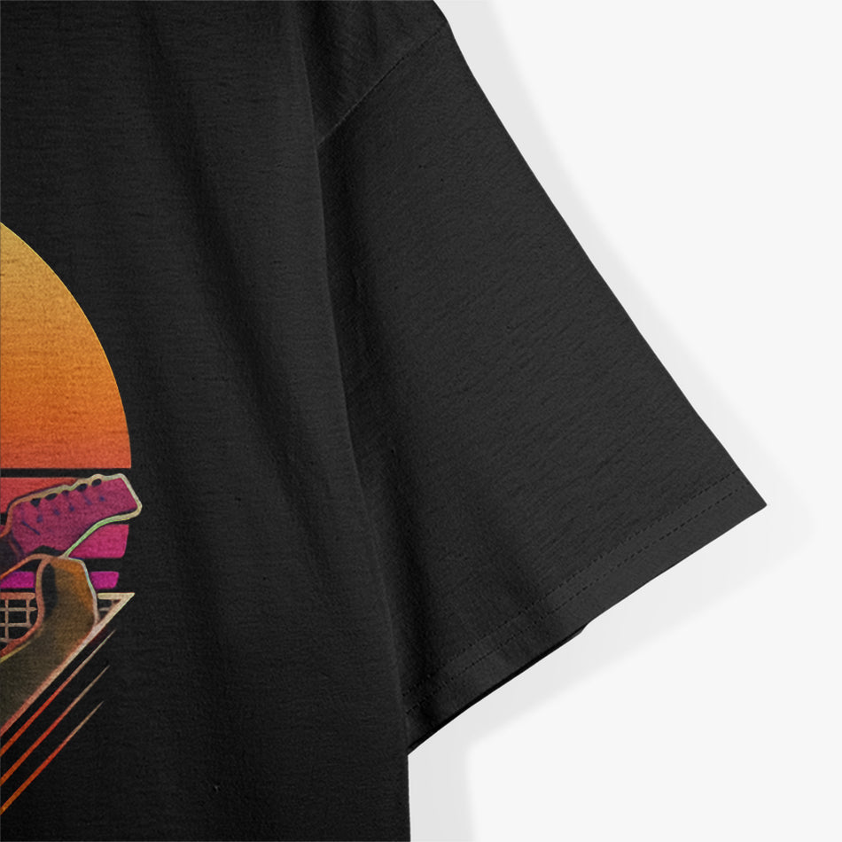 Electric Guitar Cat Bringing Classic Vibes For Music Fans T-Shirt