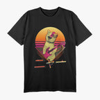 Electric Guitar Cat Bringing Classic Vibes For Music Fans T-Shirt