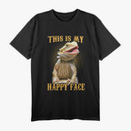 This Is My Happy Face - Funny Bearded Dragon T-Shirt