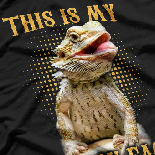 This Is My Happy Face - Funny Bearded Dragon T-Shirt