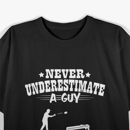 Never Underestimate A Guy Playing Cornhole T-Shirt