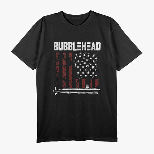 Bubblehead Submarine Veteran American Submariner T-Shirt