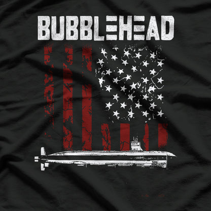 Bubblehead Submarine Veteran American Submariner T-Shirt